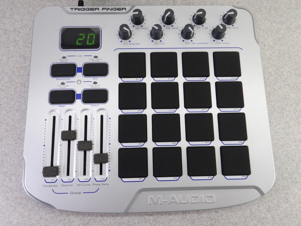 M-Audio Trigger Finger MIDI Controller with Pads