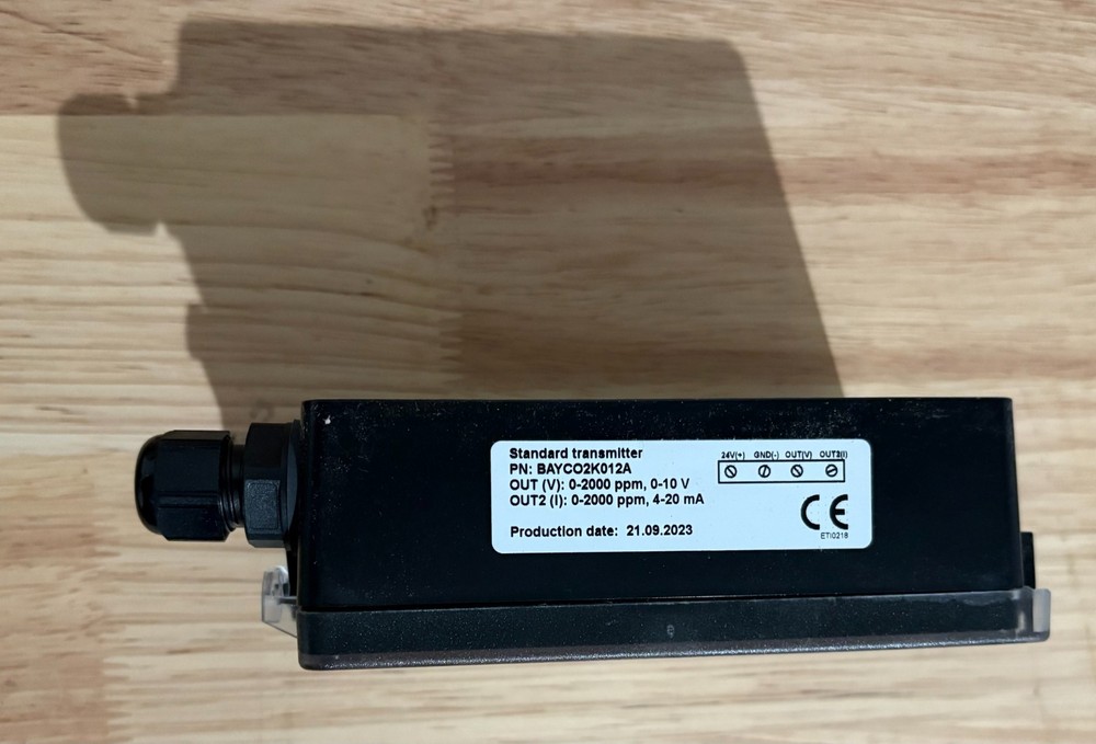 Trane CO2 Duct Sensor for HVAC Systems - BAYCO2K012A