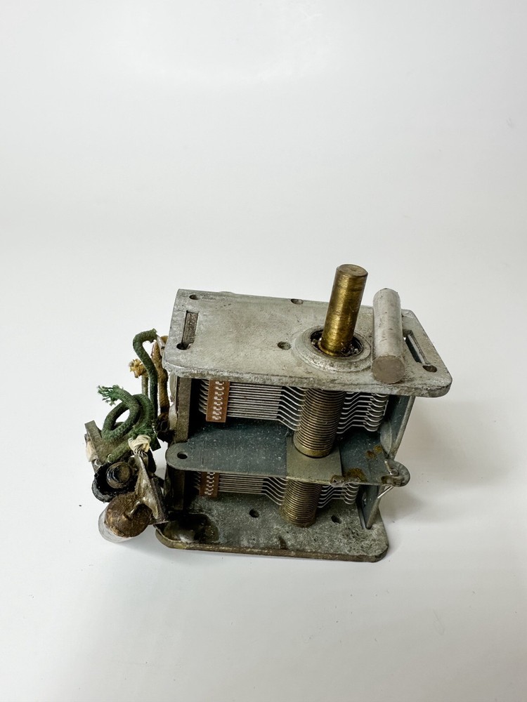 Vintage Two Gang Tuning Capacitor UNTESTED