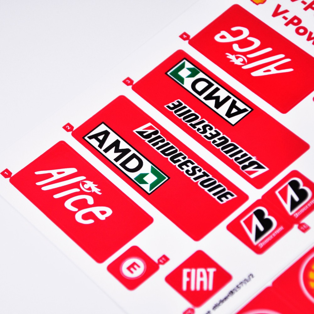 Replacement sticker for set 8157 Precut sticker