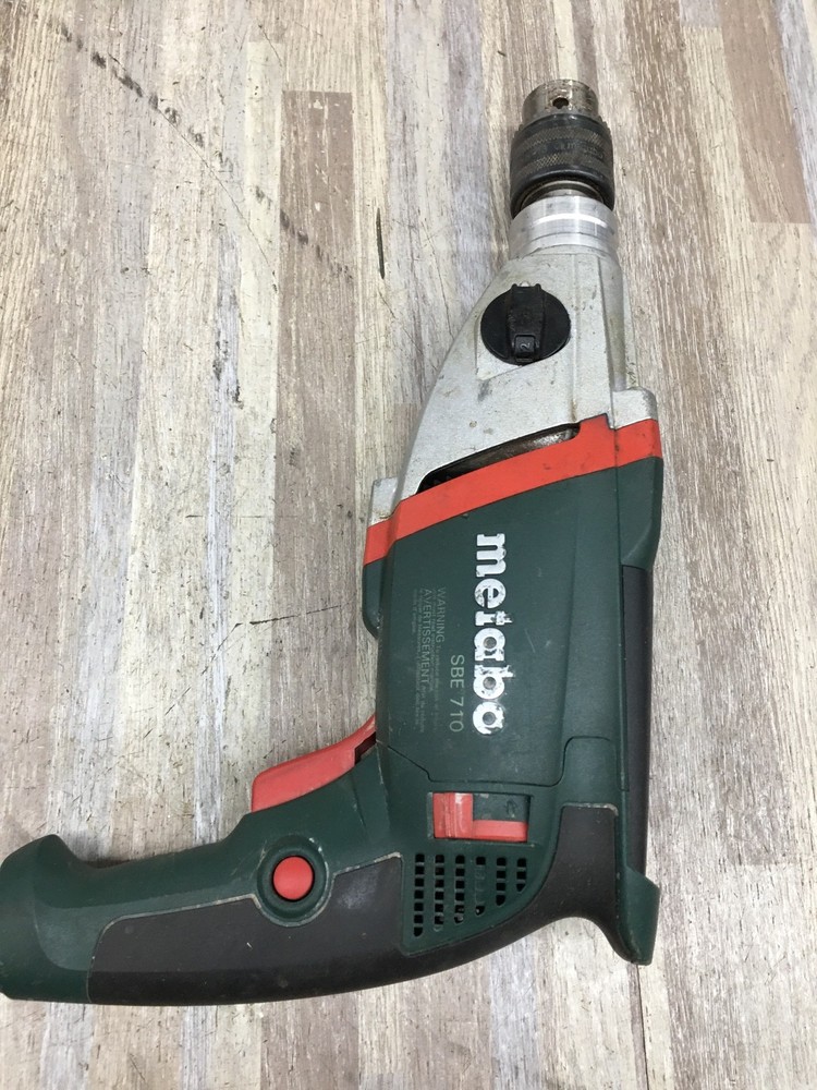 Metabo SBE 710 110v Drill WITH MORE EXTRA BITS TESTED NICE IN BOX