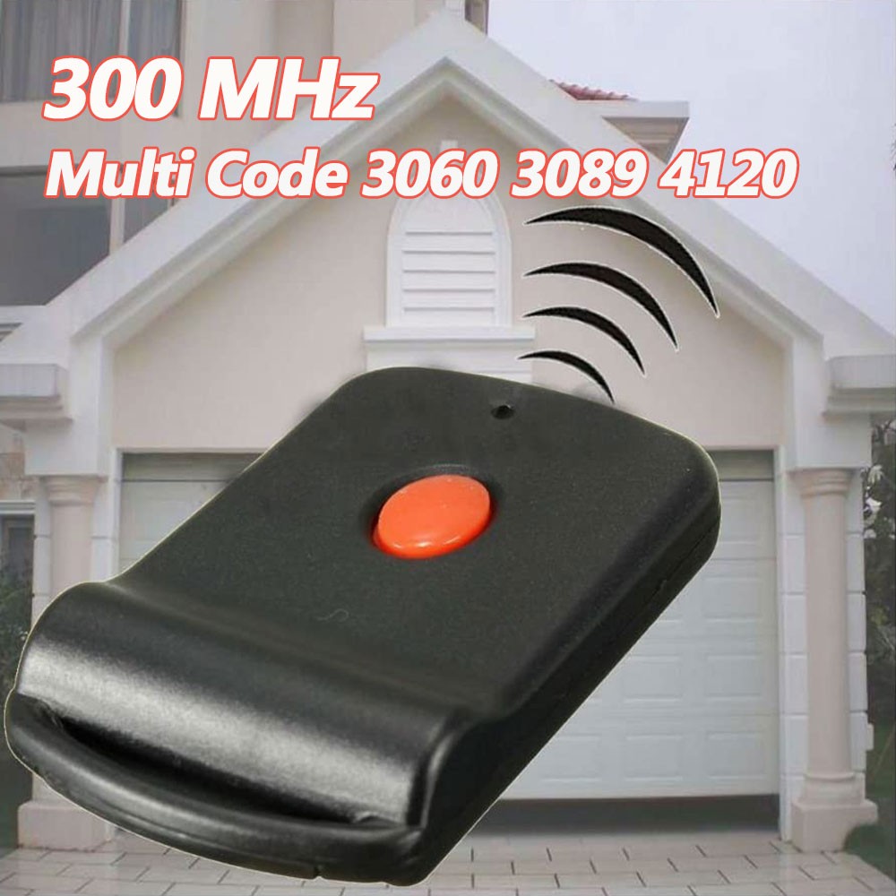 For Linear Multicode Gate Opener Remote 300MHZ 10 Dip Switch Mini Keychain 3089