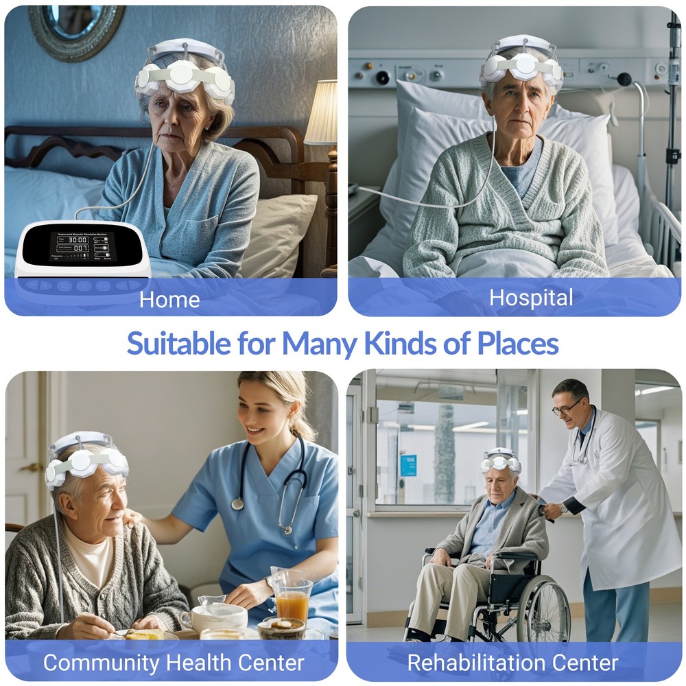rTMS Therapy Device for Depression Anxiety Parkinson Brain Stimulation Machine