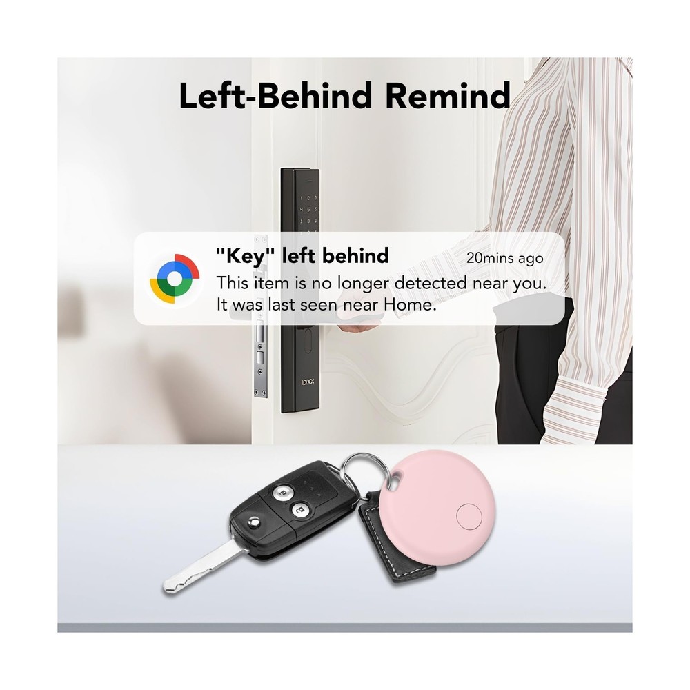 Air Tracker Tag for Android 2 Pack(NOT iOS or Huawei), Bluetooth Item Finder ...