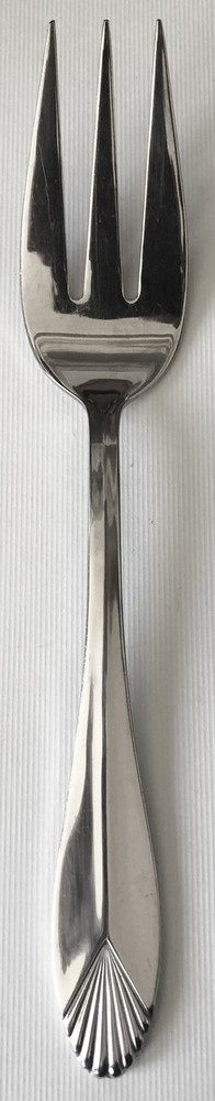 Heritage Mint SAFRANO Cold Meat SERVING Fork 8.5" Stainless Flatware Silverware
