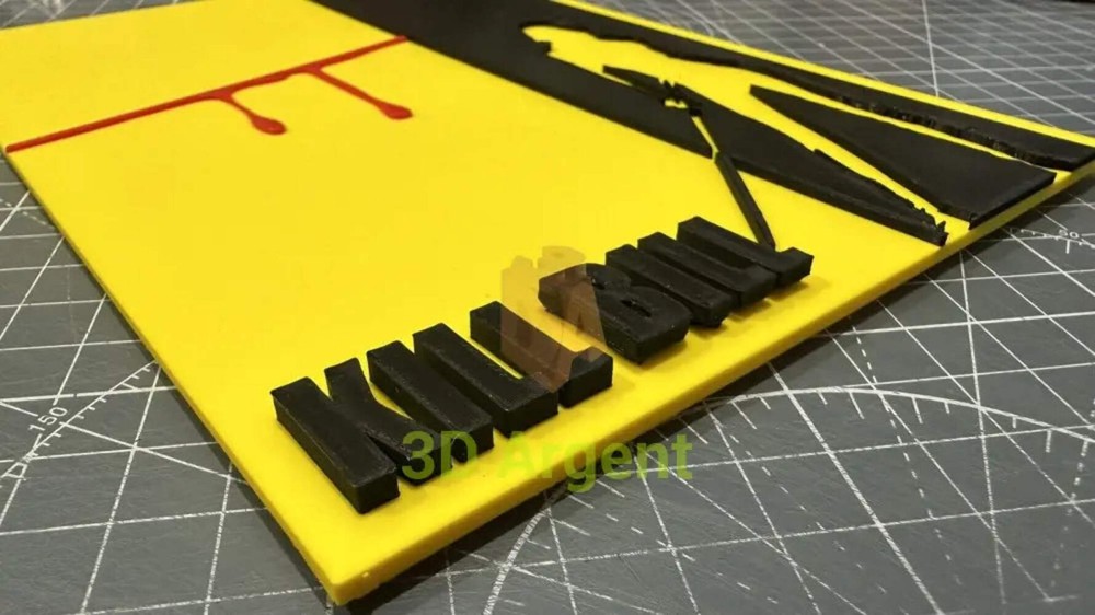 Kill Bill - 3D Printed Sign Stand