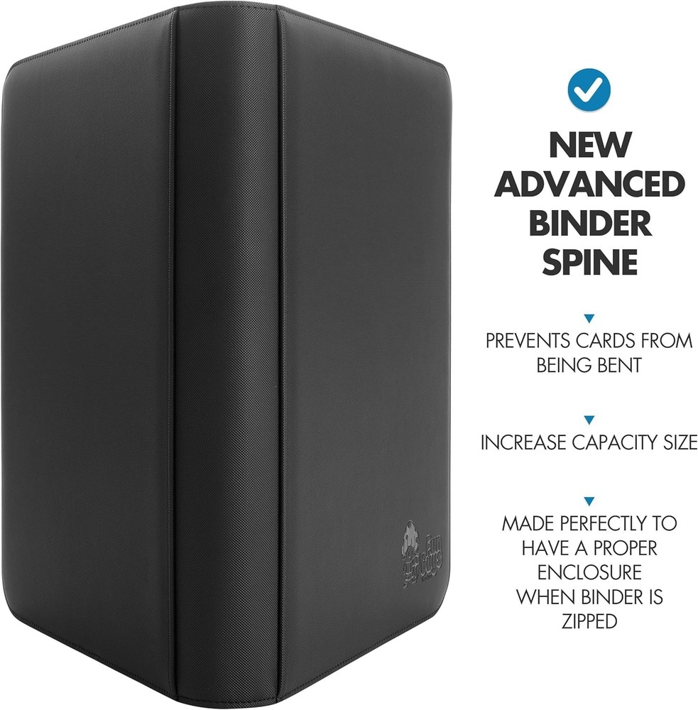 Toploader Binder, Trading Card Binder Storage, 252 9 Pocket Top Loader Binder