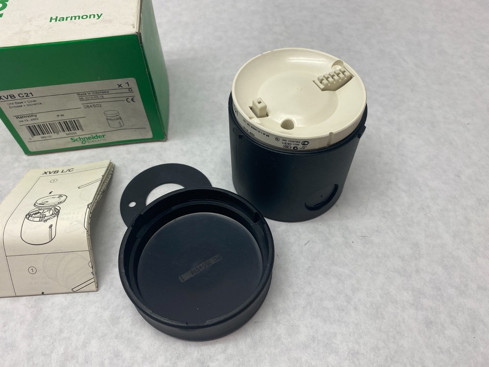 Schneider Electric XVB C21 Harmony Stack Light Beacon Base Unit + Cover 084502