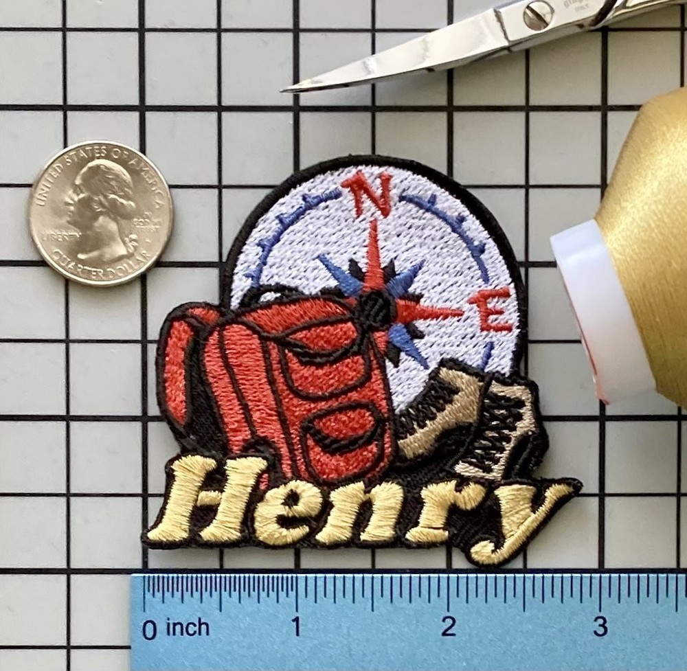 Hiking Patch Personalized Custom Iron-on Badge
