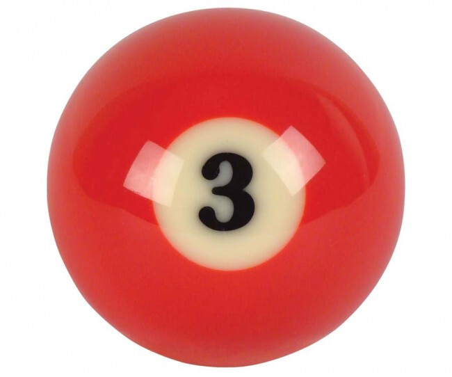 Individual Super Aramith Pro Replacement Pool Ball #3 - RBSAP