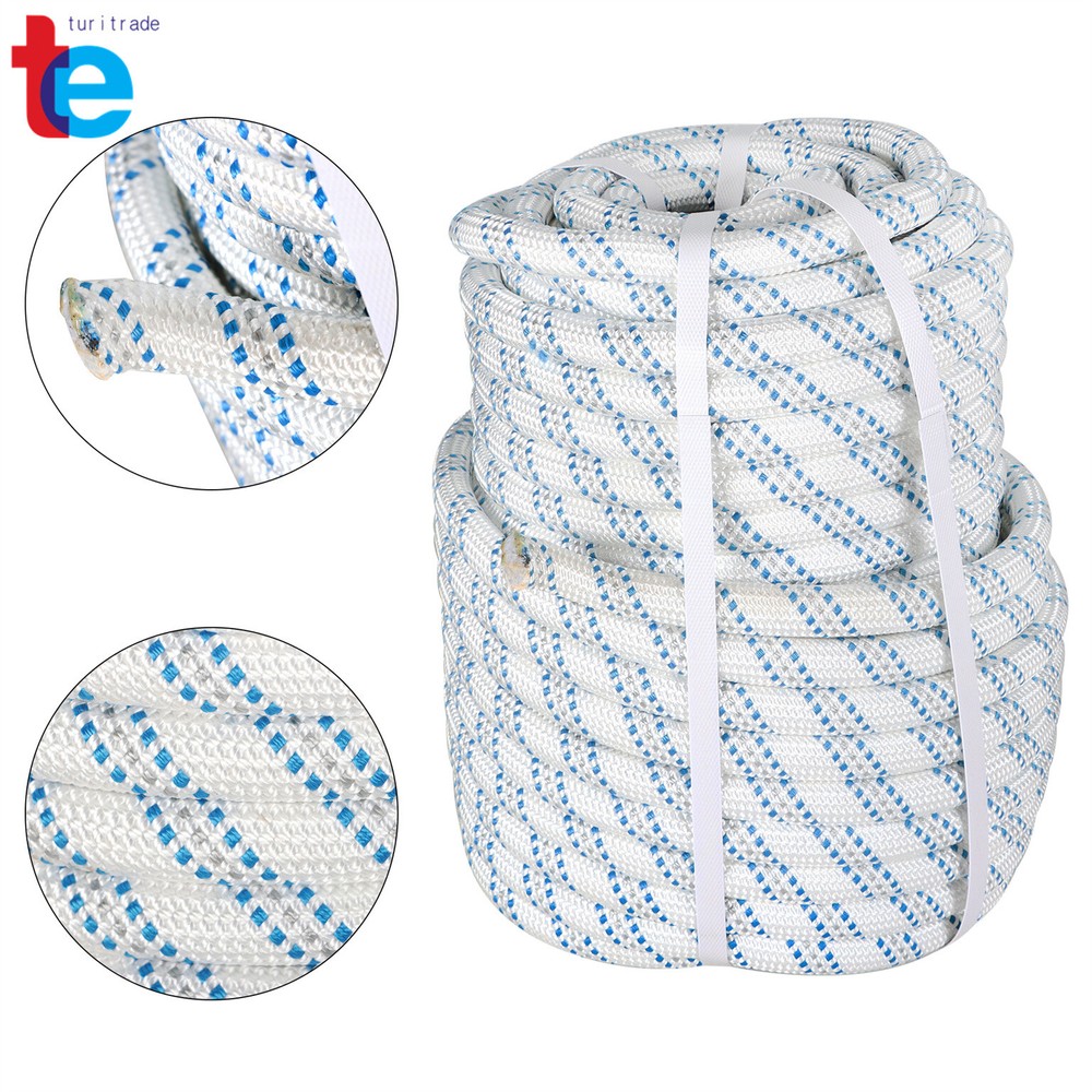 Pulling Rigging Line 3/4" × 150' Double Braid Nylon Polyester Arborist Bull Rope