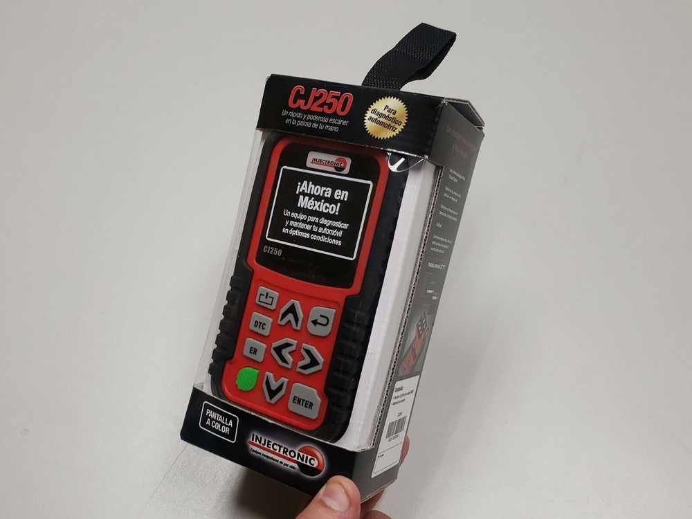 Injectronic CJ250, Automotive OBD2 Diagnostic Scantool, Enhanced Code Reader