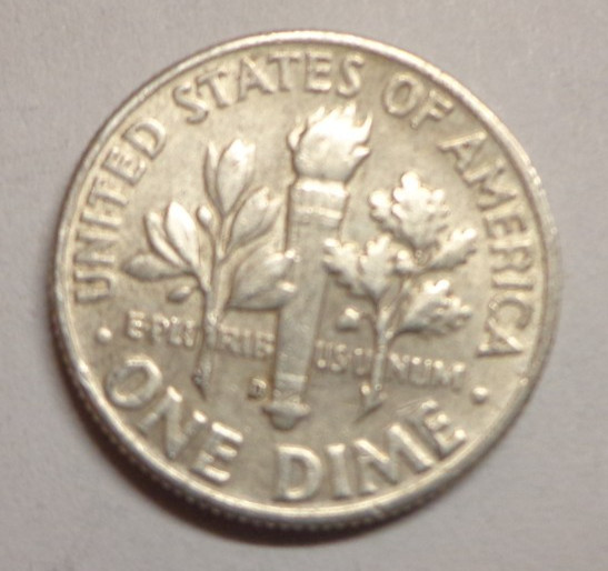 1964 D Roosevelt Dime 90% Silver