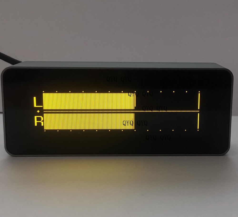 Hi-end OLED Sound Level Meter Audio Spectrum Analyzer Dot Matrix Digital Clock