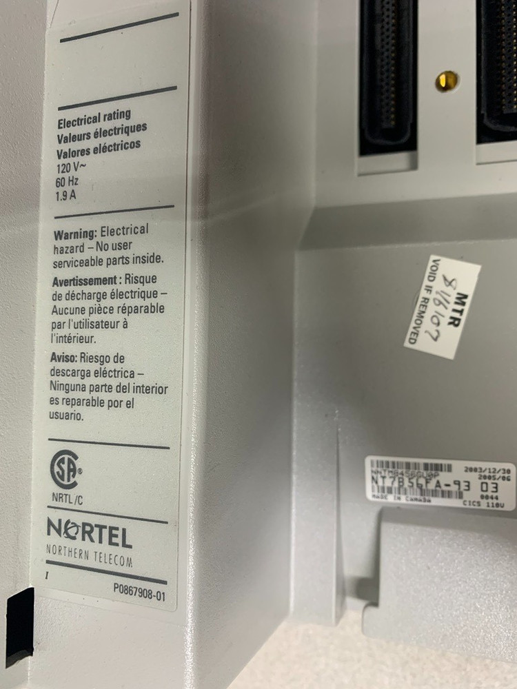 **Nortel Meridian Norstar PLUS Compact - Untested