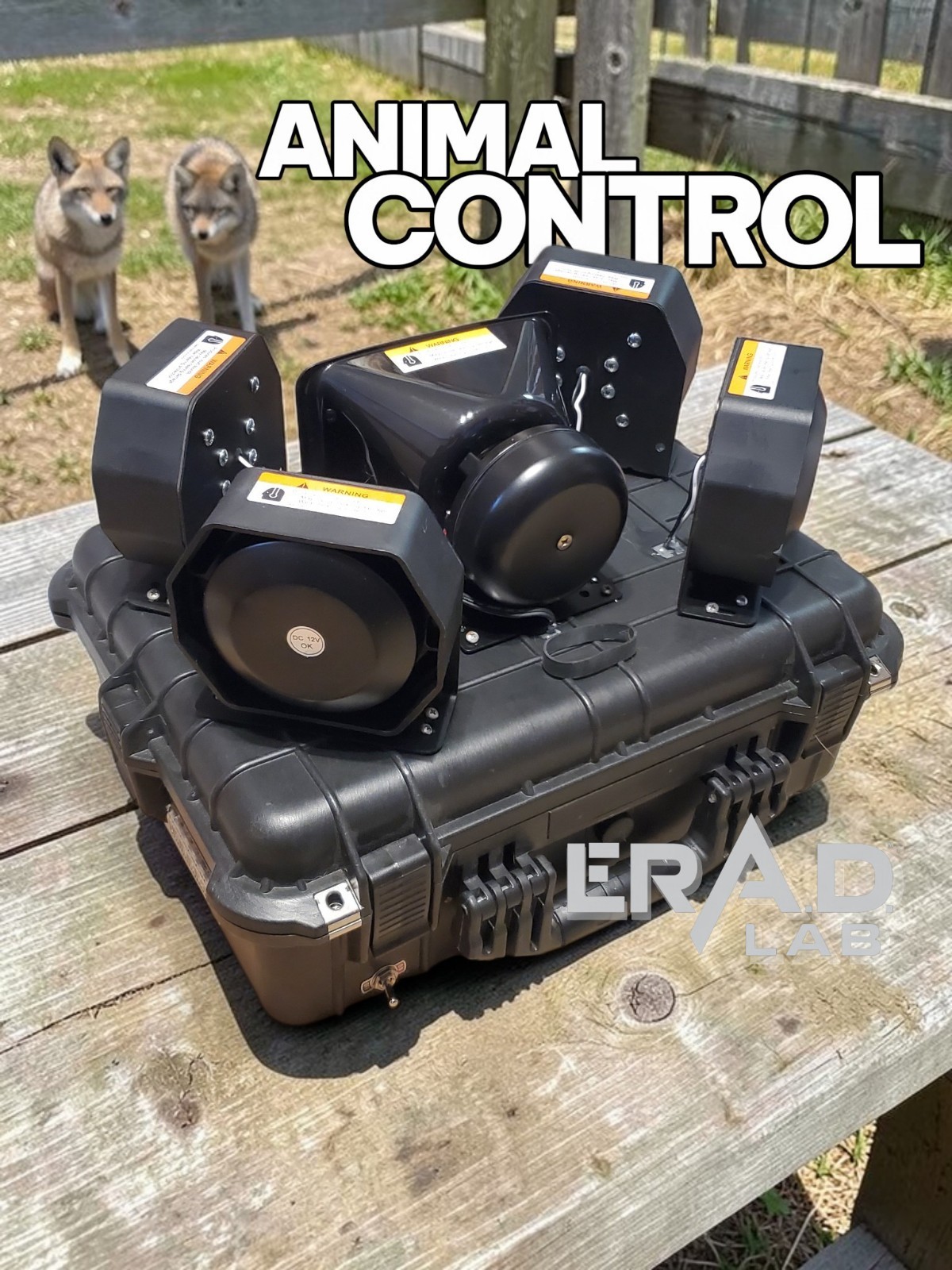 600w 12v ERAD Version2.0 CROWD CONTROL Personal Safety LE Custom W AUDIO