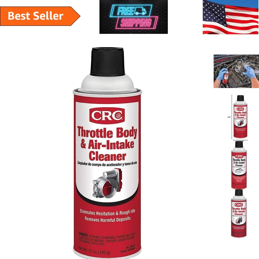 12 oz Throttle Body & Air-Intake Cleaner - Effective Engine Maintenance Solution