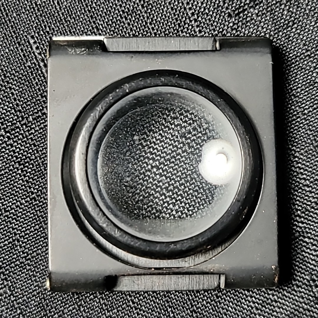 Vintage Bausch & Lomb Folding Magnifying Glass Loupe Linen Tester