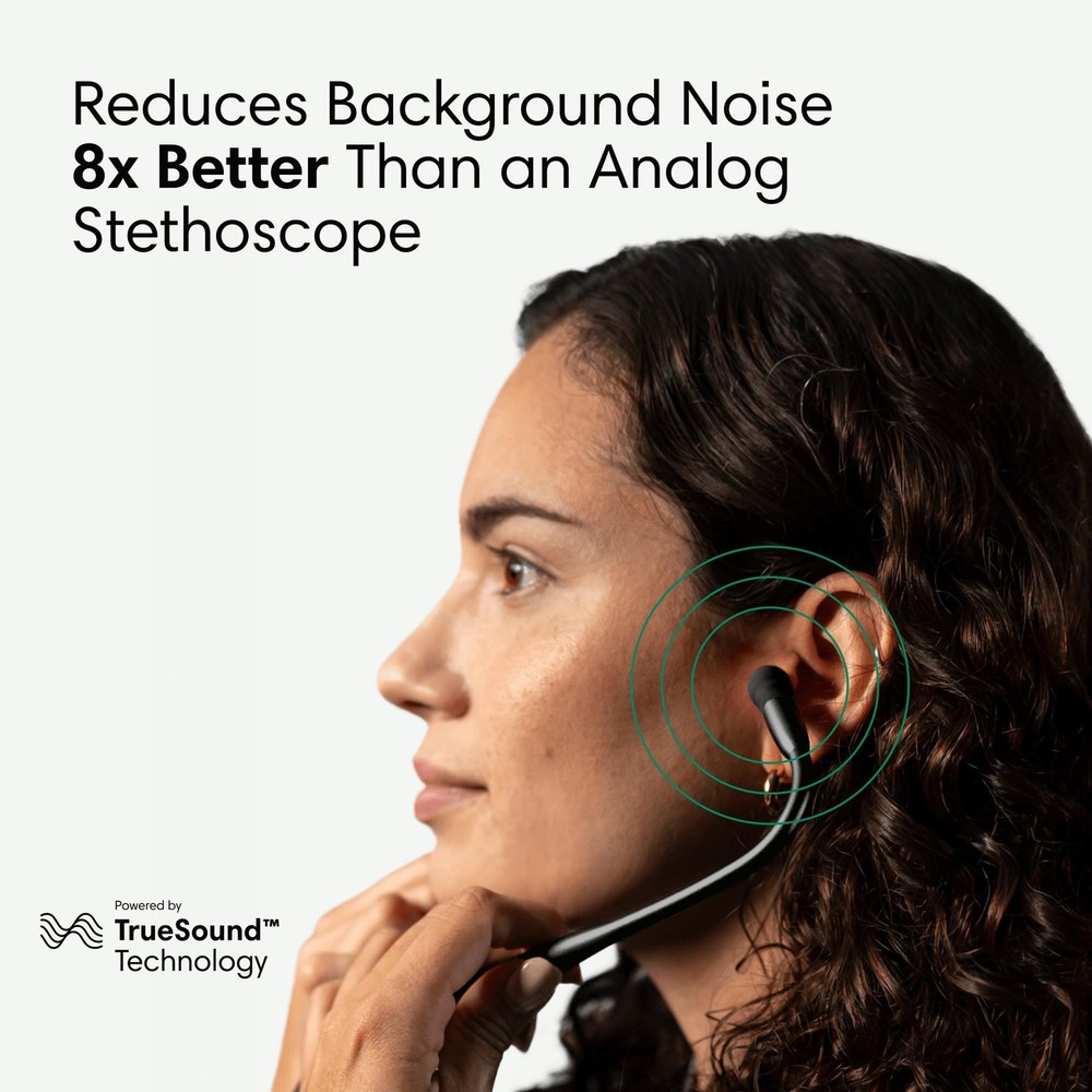 CORE 500™ Digital Stethoscope — 40x Amplification, Active Noise Cancellation,