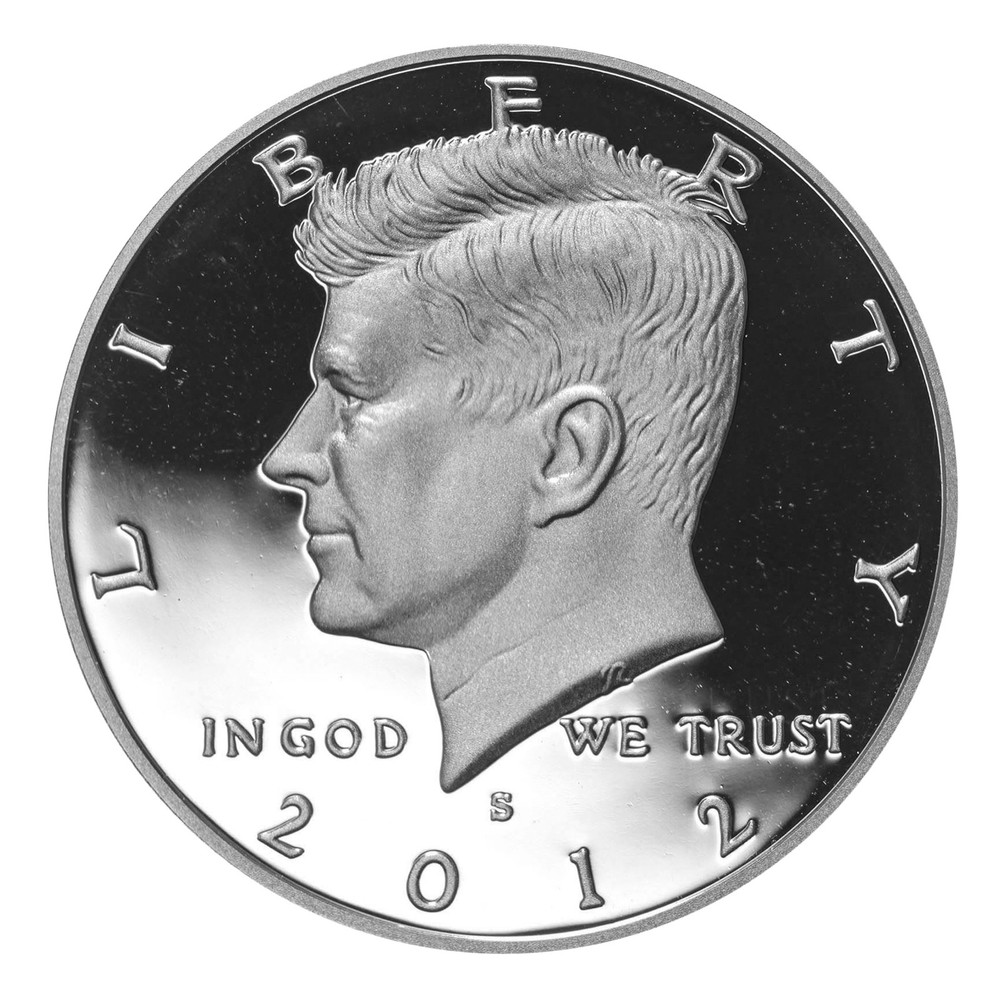 2012 -S Kennedy half dollar Gem DCAM Proof 90% Silver