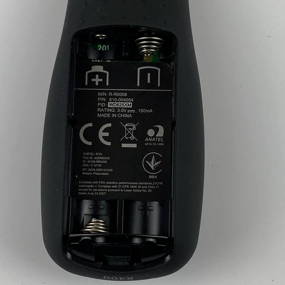 LOGITECH R-R0008 WIRELESS R400 PRESENTATION REMOTE CLICKER W LASER POINTER