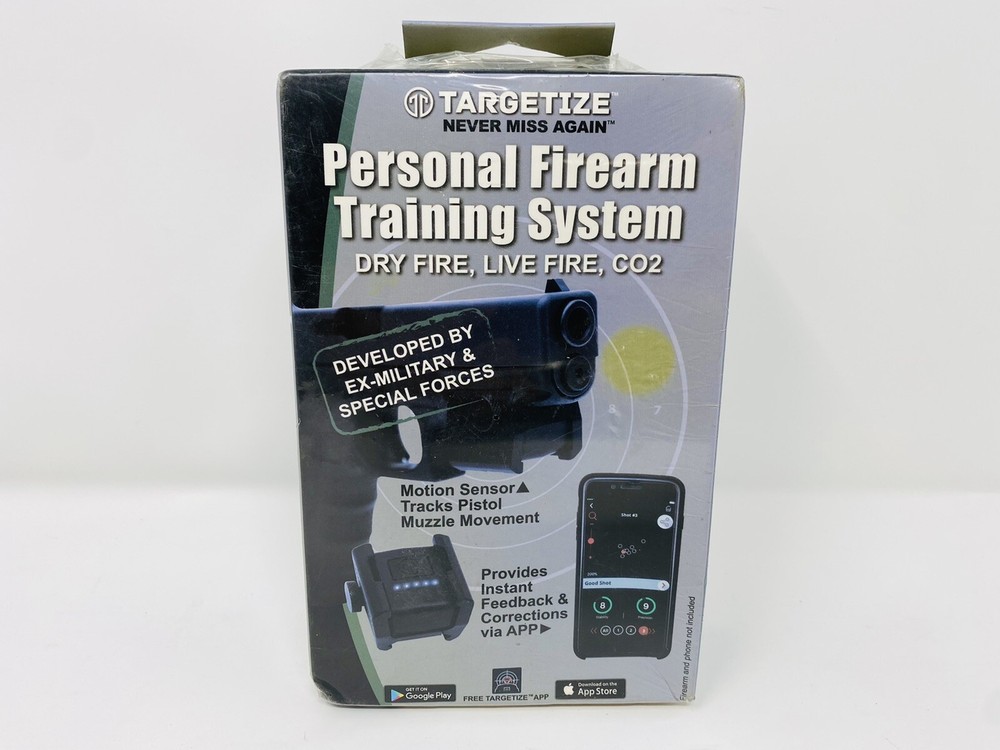 Targetize Personal Firearm Training System Live/Dry Fire CO2, 36264 Sealed