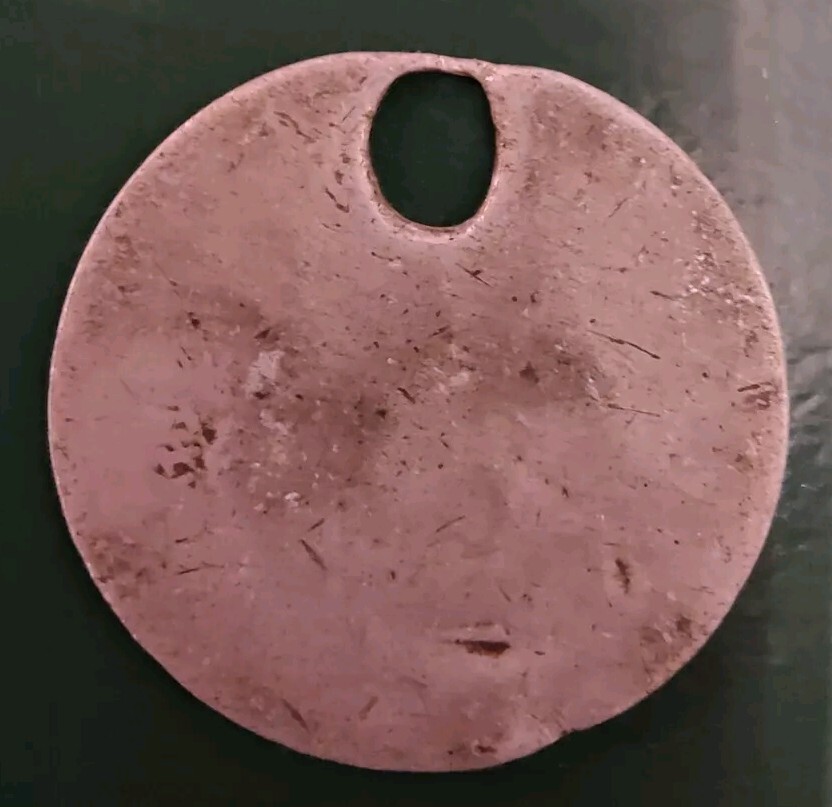 GRIMETHORPE Colliery Pit Check Tally - marked GRIMETHORPE COLLIERY 366