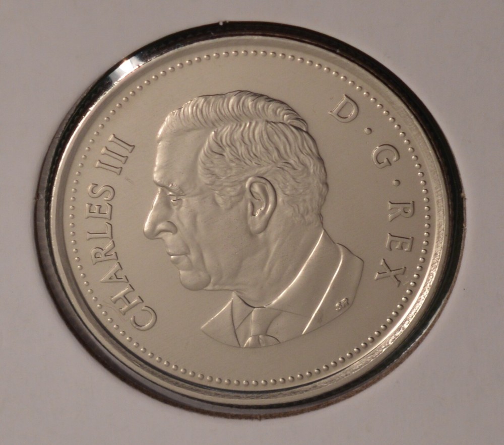 2023 Canada 25 Cents - KING CHARLES - Uncirculated