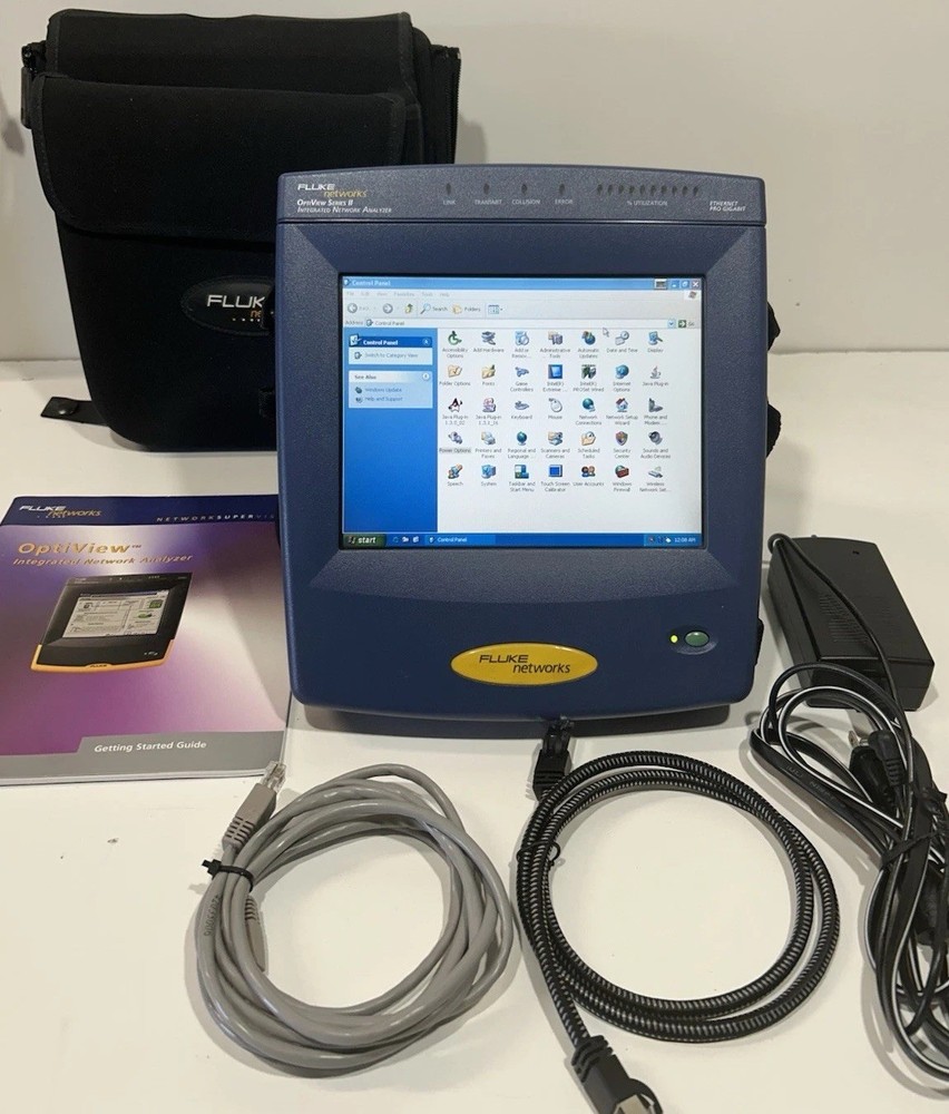 Fluke Network Optiview Series II Integrated Network Analyzer Excellent Condition