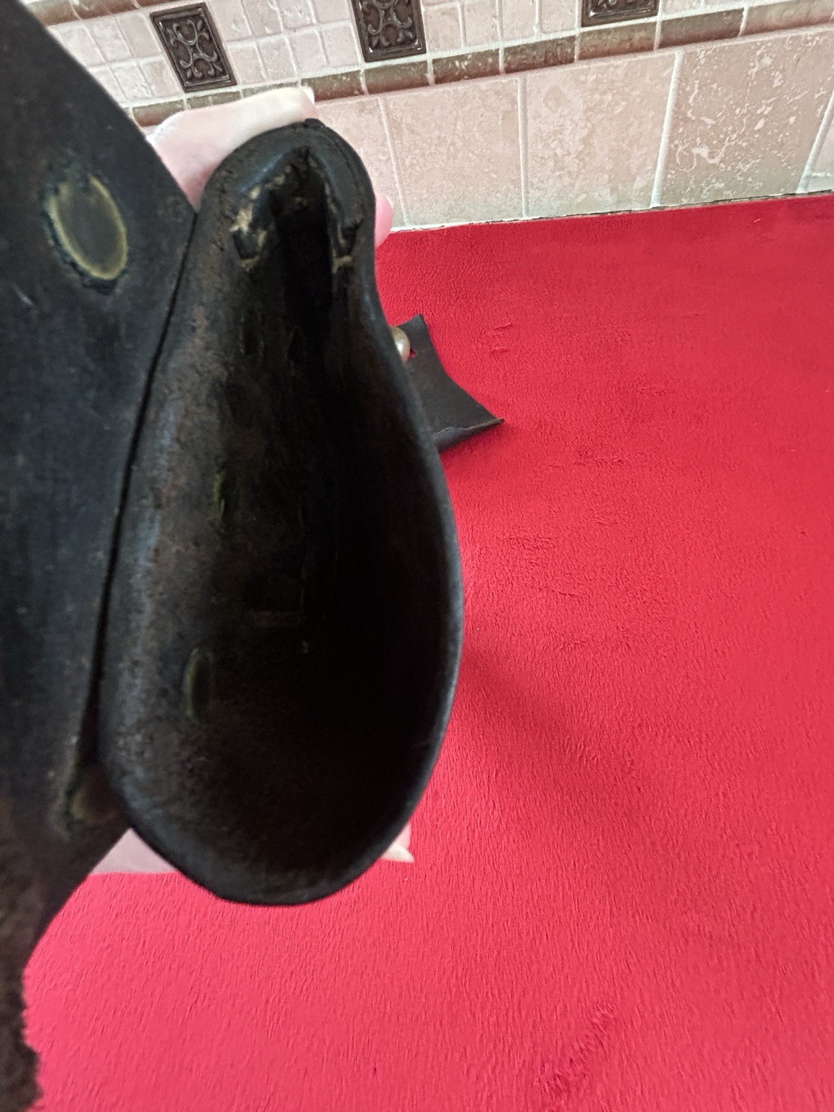 WWI US Army M1909 Military Leather Holster For M1917 .45 Revolver G&K 1918