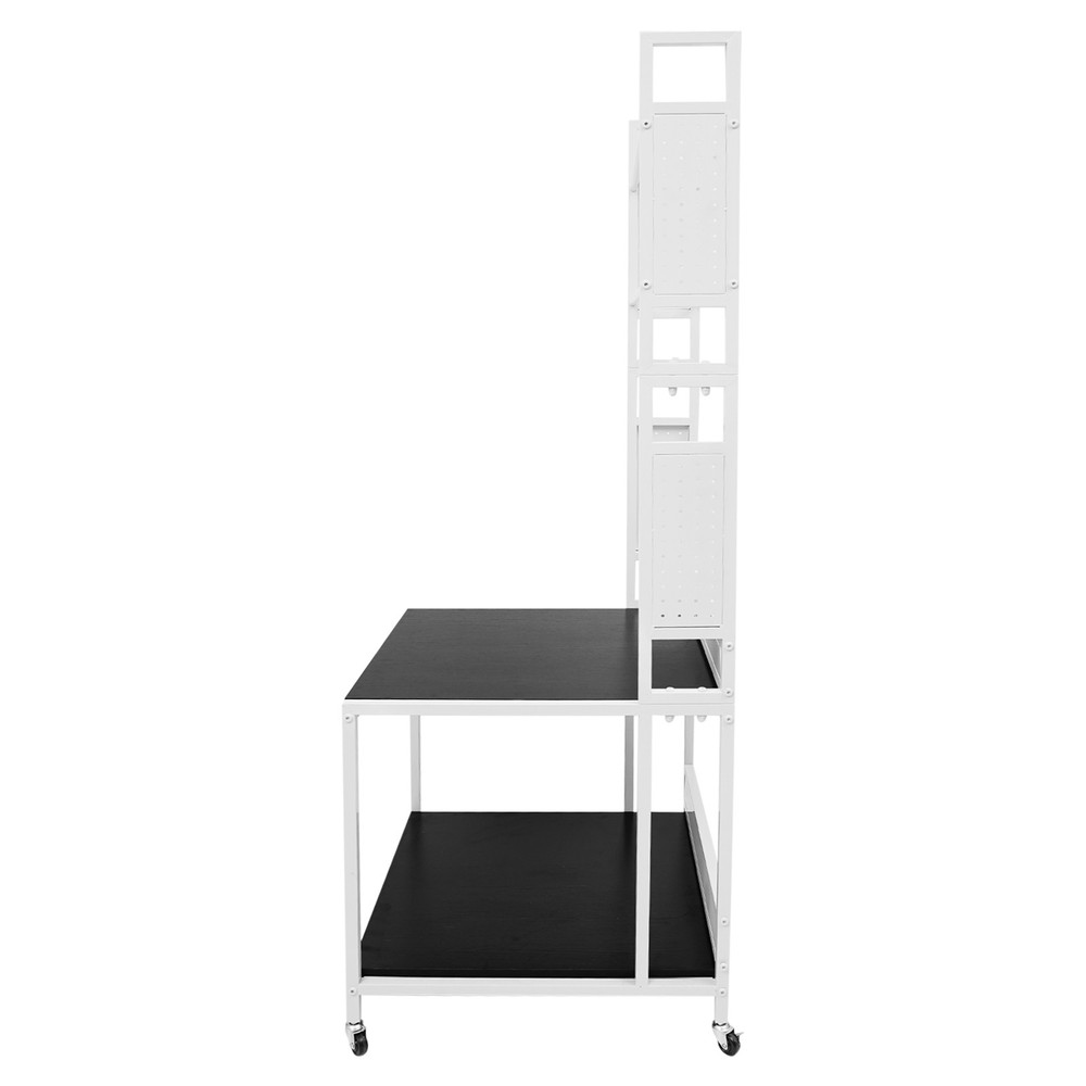 3D Printer Stand Heavy Duty Mobile Printer Table with Wheels for Studio Office