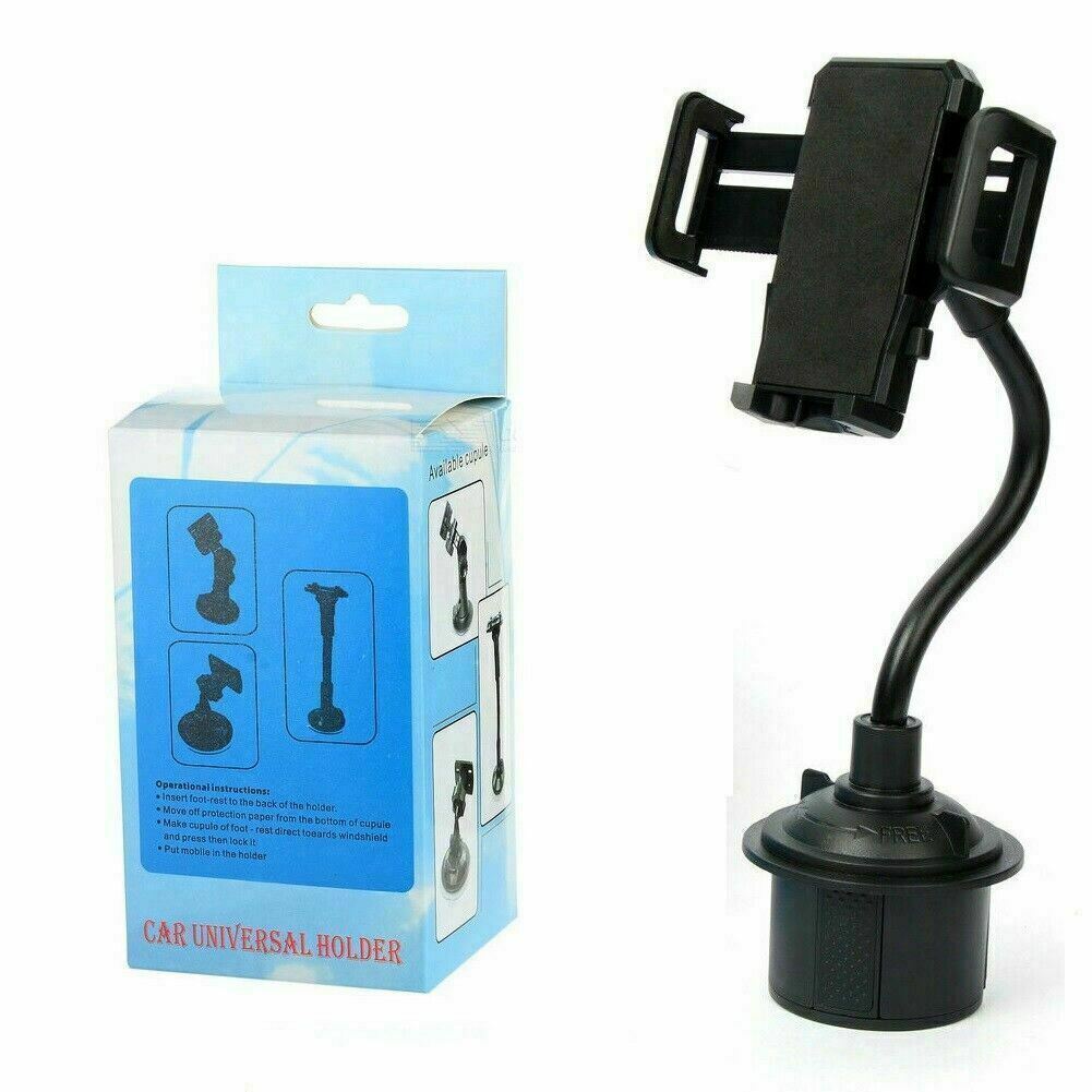 New Universal Car Mount Adjustable Gooseneck Cup Holder Cradle for Cell Phone US