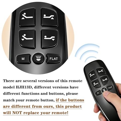Adjustable Bed Remote Control Replacement, Universal Fit, Non-Universal Design,