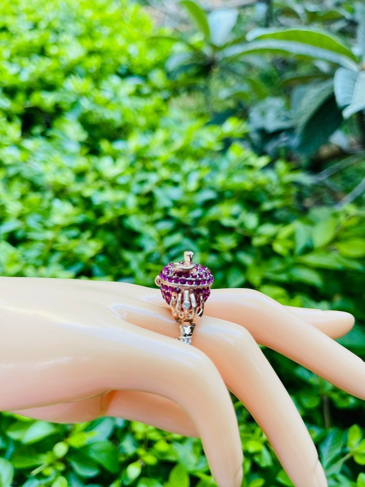 Apple-shaped women's ring/yu178