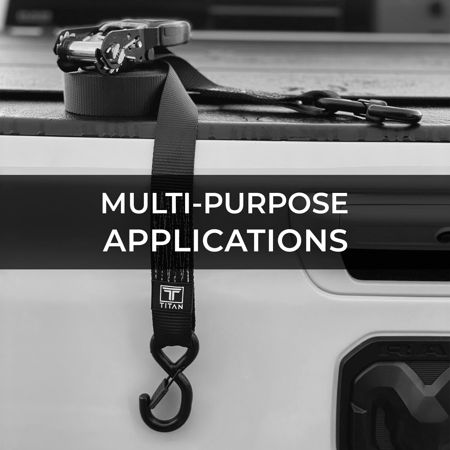 4-Pack Heavy Duty Ratchet Tie Down Straps | 1.5" x 15' | 5000 Lbs Break Strength