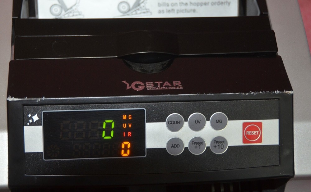 G-Star Technologies Bill Counting Machine Model NX-720B__PLEASE READ!!