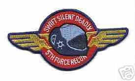 SPACE ABOVE & BEYOND - 5TH FORCE RECON  PATCH - SAAB14