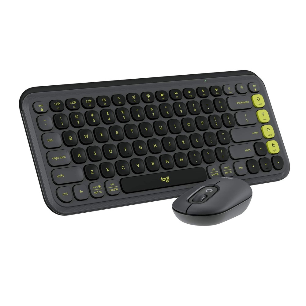 Logitech - POP ICON COMBO Compact TKL Bluetooth Keyboard and Mouse Bundle wit...