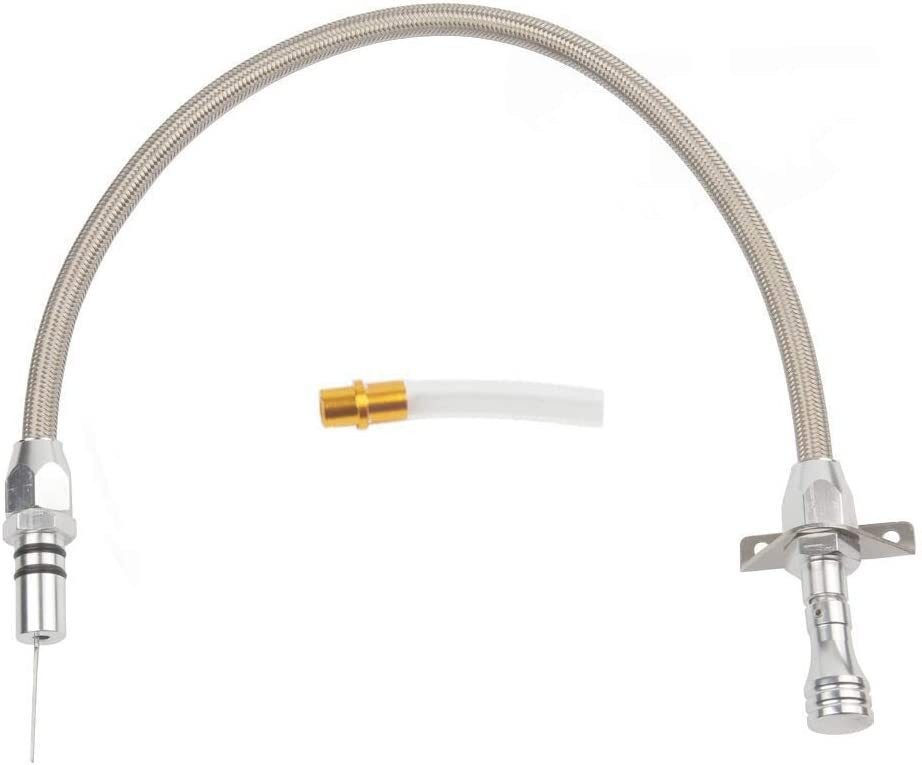 Flexible Stainless Transmission Dipstick For GM Chevy TH350 TH400 Turbo SBC BBC