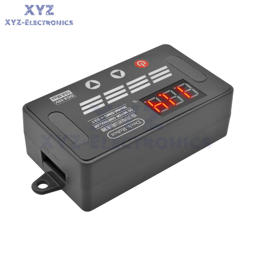 DMC-331 DC Motor Speed Control Switch Controller DC 8-55V Max 10A PWM Regulator