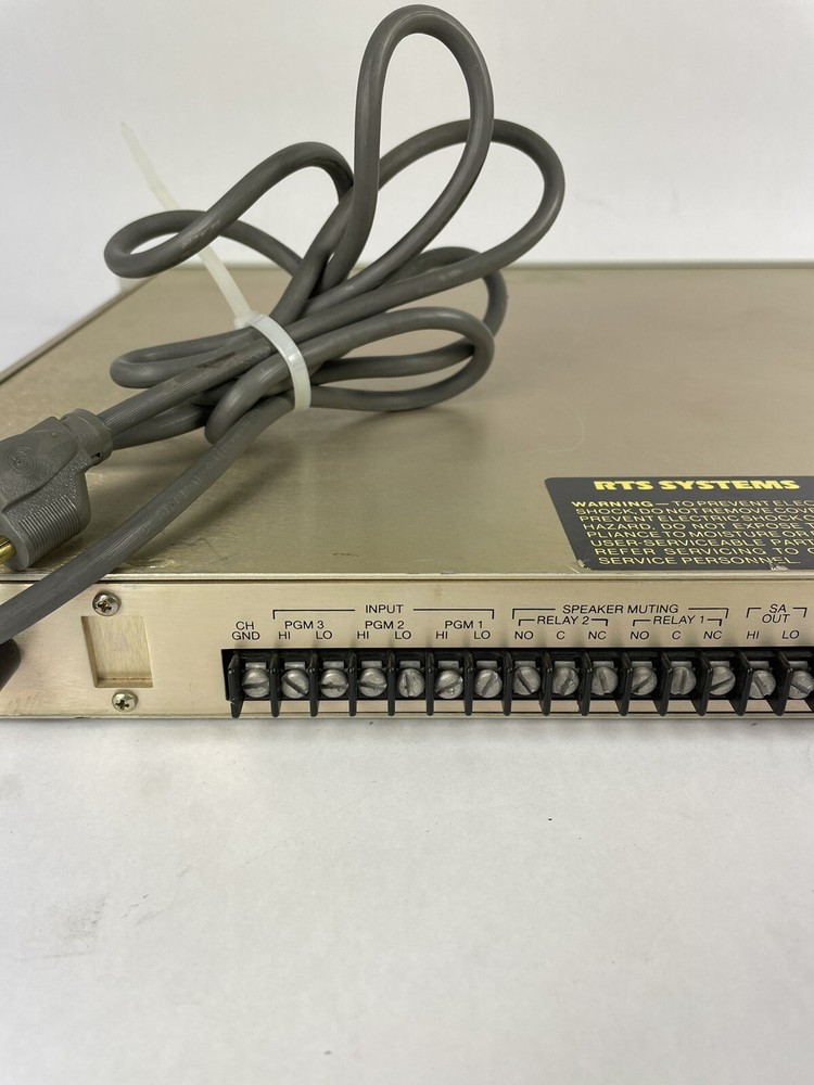 RTS Telex Model 4010 Central Electronics Series 4000 IFB System