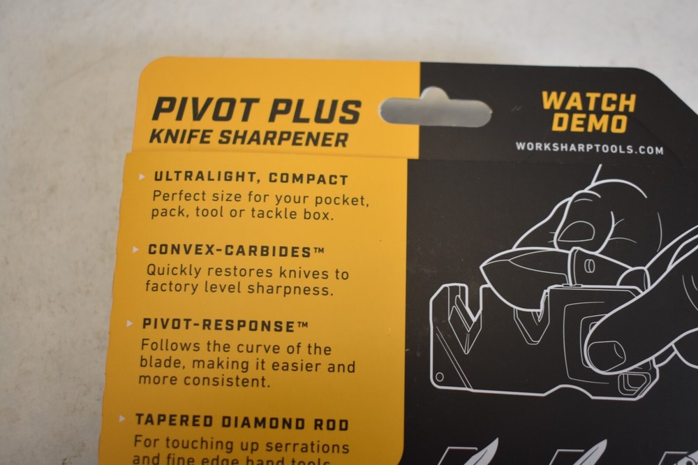Work Sharp EDC Pivot Plus Knife Sharpener WSEDCPVP Ultralight Compact