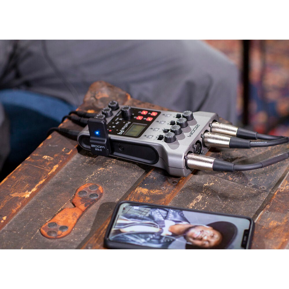 Zoom PodTrak P4next Portable Multitrack Recorder + BTA-2 Bluetooth Adapter