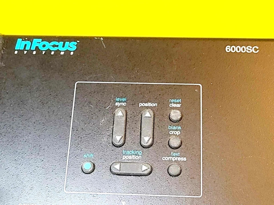 INFOCUS SYSTEM 6000SC VCR REMOTE CONTROL FOR IN6000SC DLP PROJECTOR CONTROLLER