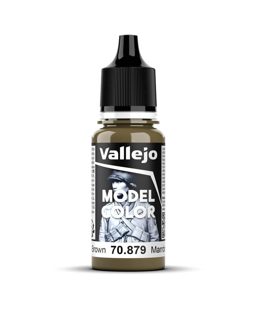 Vallejo Green Brown Model Color Paint, 17ml