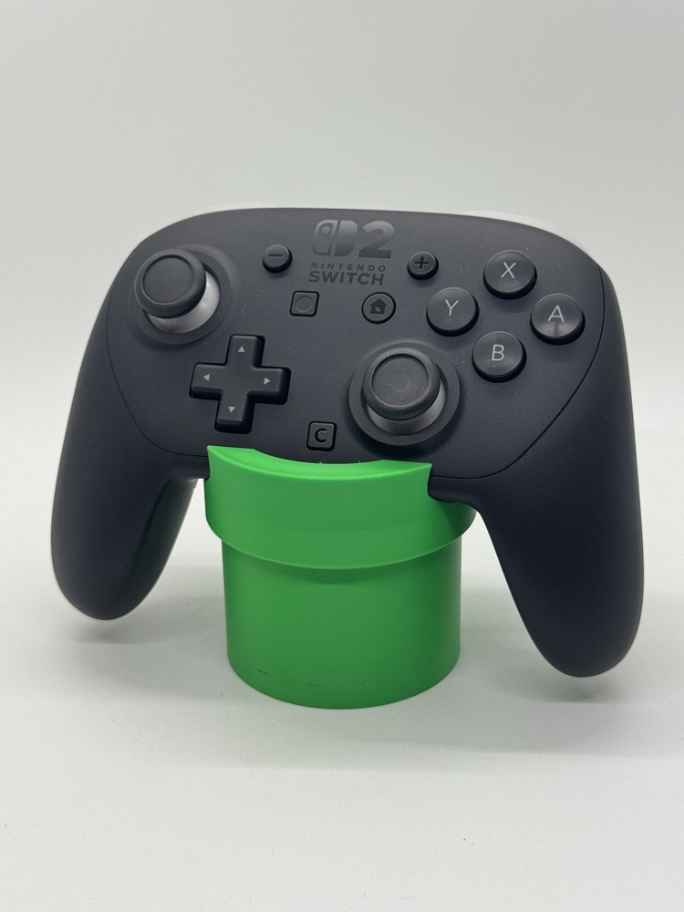 Custom Done Green Pipe Stand For The Nintendo Switch 2 Pro Controller