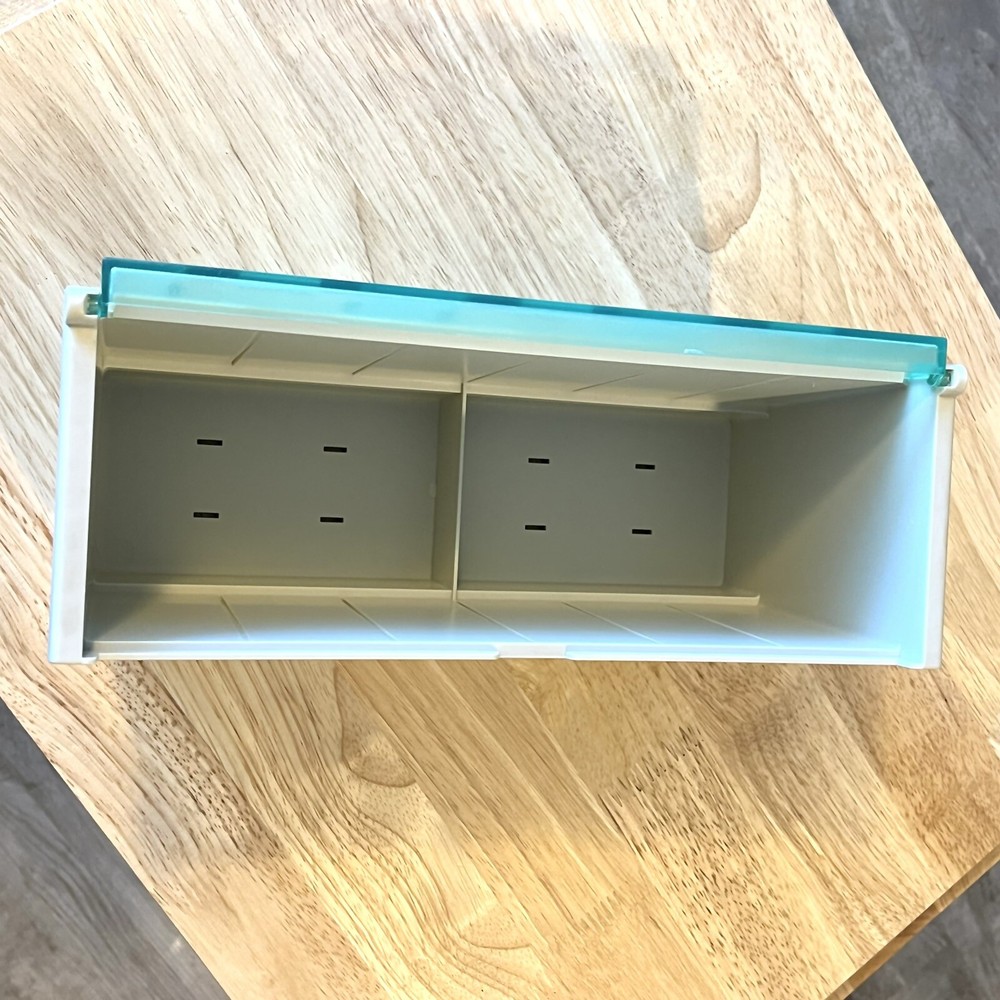 Vintage Floppy Disc Diskette Storage Case Microcomputer Accessories Rubbermaid