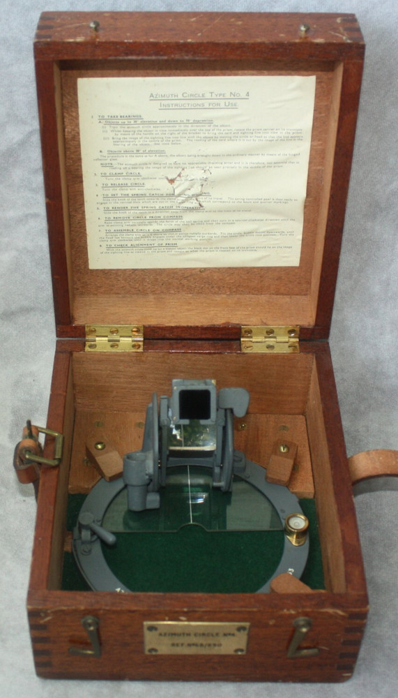 Azimuth Circle No. 4  Ref No. 6B/890 Navigation Compass