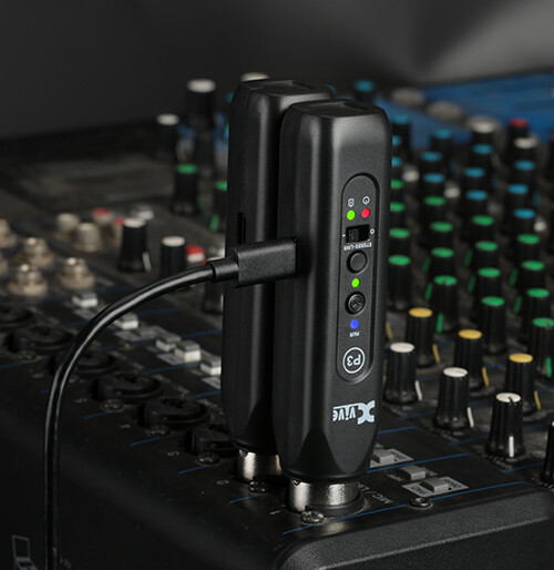 Xvive P3D Wireless XLR Bluetooth Receiver Bluetooth for Mixer, Active PA