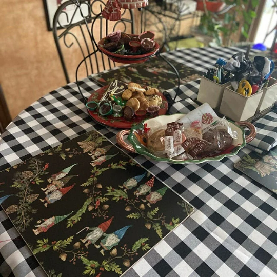 Checkered Tablecloth, Gingham Tablecloth, All Sizes